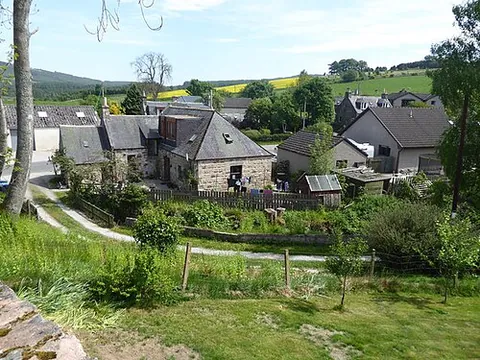 kirkton of tough: a small village south-east of Alford, Aberdeenshire council area, Scotland (OS grid ref NJ6113)