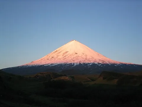 klyuchevskaya sopka: a volcano in Kamchatka Krai, Russia and the highest point on the Kamchatka Peninsula