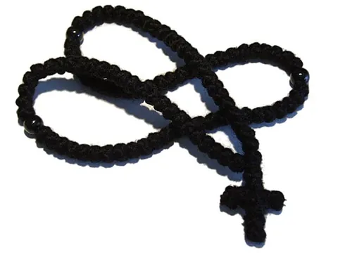 komboskini: a rope of usually 33, 50 or 100 knots, used in meditative prayer in the Eastern Orthodox and...