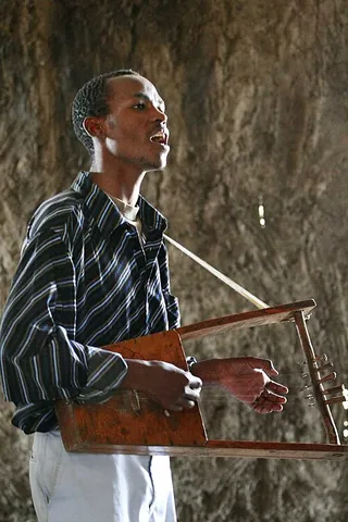 krar: a five-stringed, bowl-shaped lyre of Eritrea and Ethiopia