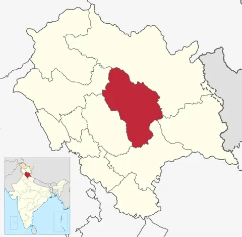 kullu district: one of the three districts in the Kullu Division of the Himachal Pradesh in the Republic of India