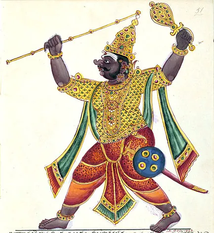 kumbhakarna: kumbhakarna, younger brother of Ravana