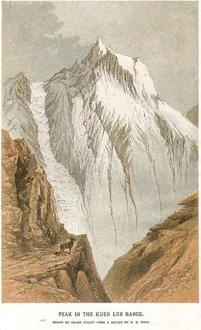 kunlun: a mountain range in China forming the border between the Tarim Basin to its north and the Tibetan...