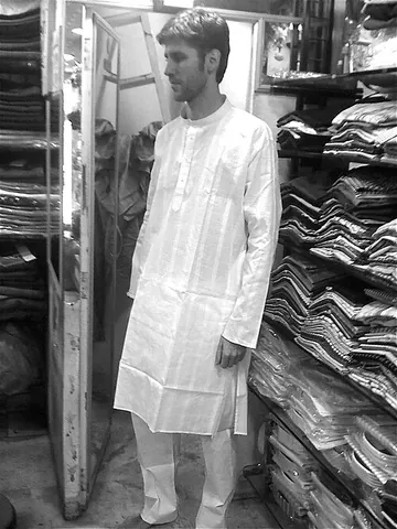 kurta: a traditional article of clothing worn in Afghanistan, Bangladesh, India, Pakistan, and Sri Lanka,...