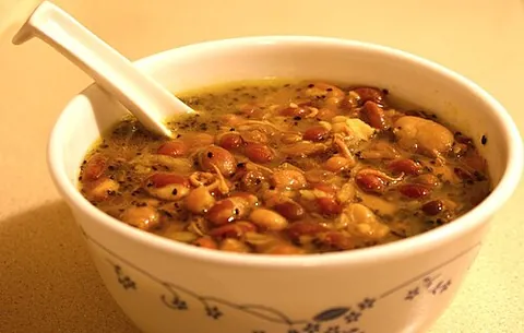 kwati: a soup of mixed sprouted beans