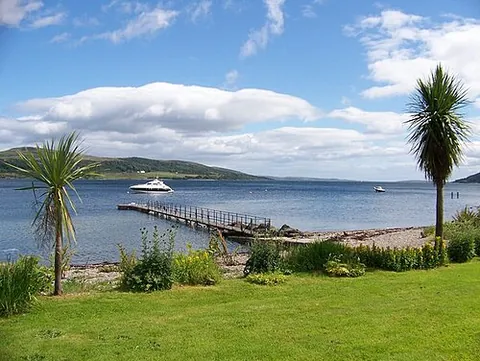 kyles of bute: two straits surrounding the Isle of Bute, Argyll and Bute council area, Scotland, on the west and...