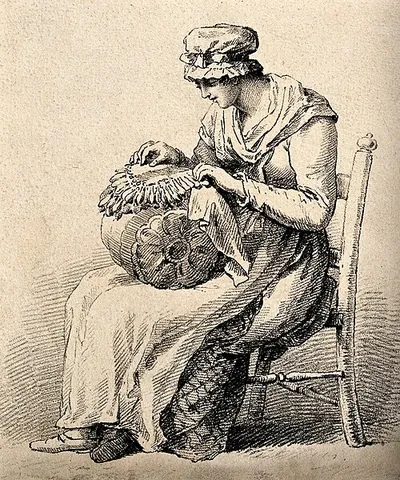 lace pillow: a cushion used in making hand-wrought pillow lace