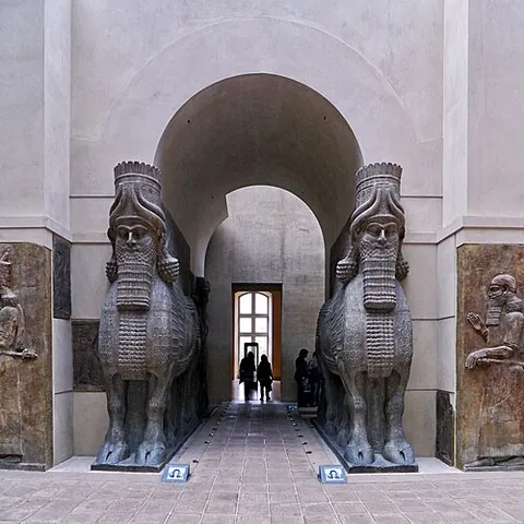 lamassu: an Assyrian protective deity, often depicted as having the head of a human, the body of an ox or...