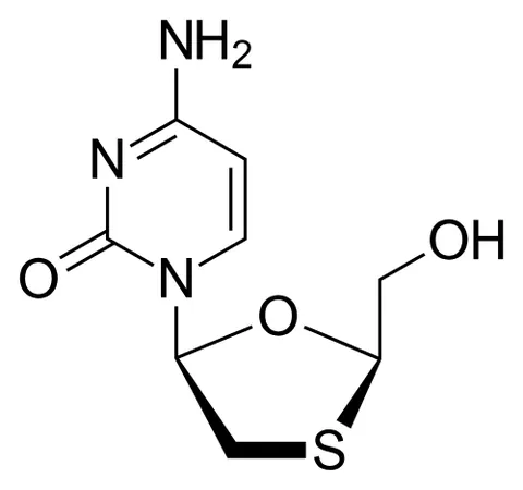 lamivudine: a nucleoside analog reverse-transcriptase inhibitor, 2′,3′-dideoxy-3′-thiacytidine (C₈H₁₁N₃O₃S)...