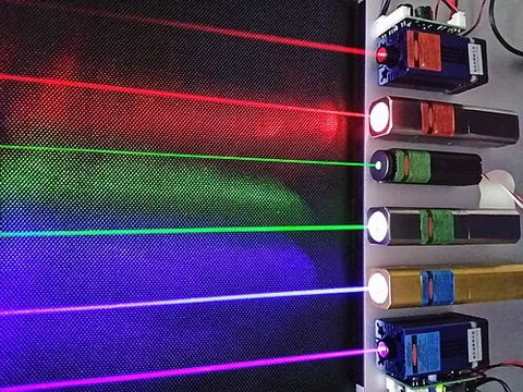 laser beam: the light emitted by a laser
