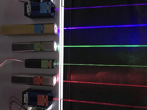 laser pen: a laser pointer