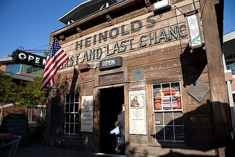 last chance saloon: a saloon located at the end of a road or the outskirts of a town