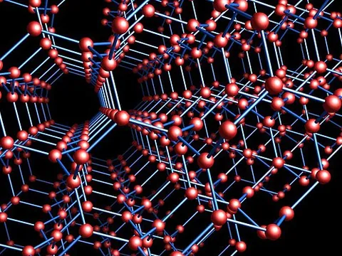 laves graph: an infinite regular system of points and line segments in three-dimensional Euclidean space,...