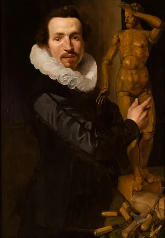 lay figure: a jointed model of the human body used by artists, or to display clothes