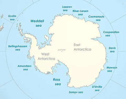 lazarev sea: a marginal sea of the Southern Ocean. The Weddell Sea lies to the west, the Riiser-Larsen Sea to...