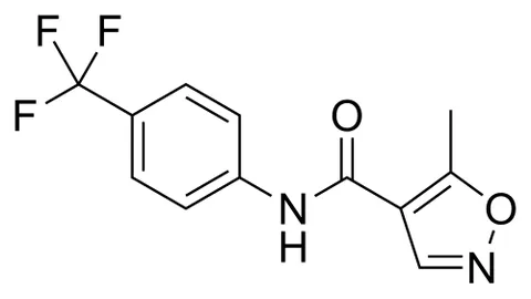 leflunomide: an inhibitor of pyrimidine synthesis, used to treat some forms of arthritis