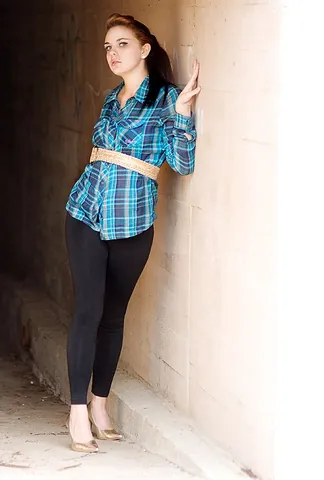 legging: a covering, usually of leather, worn from knee to ankle