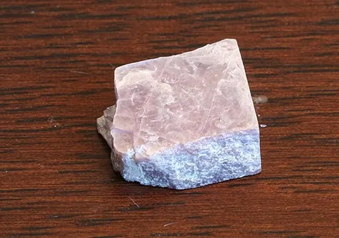 lepidolite: a pale lilac mica mineral that is a mixed basic fluoride and aluminosilicate of potassium, lithium...