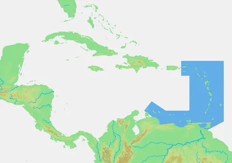 lesser antilles: the smaller islands of the West Indies, to the south and east of Puerto Rico, in the Caribbean Sea