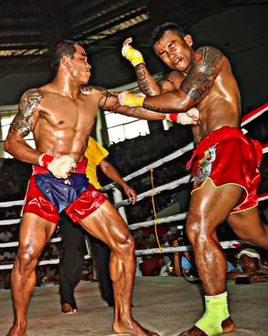 lethwei: a full-contact combat sport from Myanmar, allowing headbutts alongside punches, kicks, elbows, and...