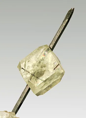 leucophanite: a sorosilicate mineral that occurs in pegmatites and alkali igneous complexes as yellow, greenish...