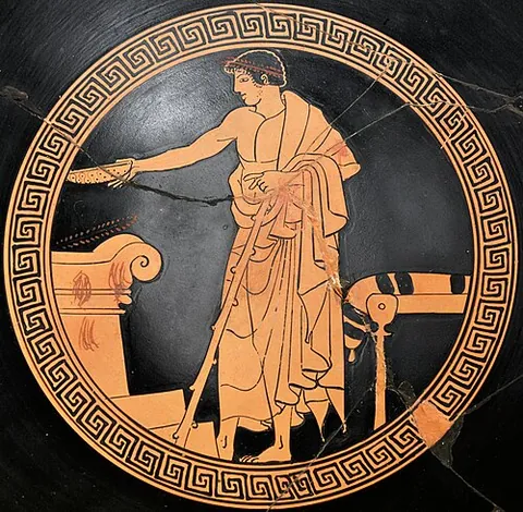 libation: the act of pouring a liquid, most often wine, in sacrifice on the ground, on a ritual object, or on...