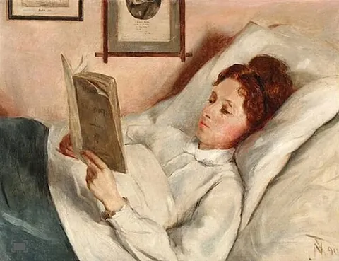 librocubicularist: a person who reads in bed