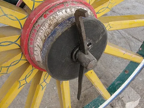 linchpin: a pin inserted through holes at the end of an axle or shaft, so as to secure a wheel or...
