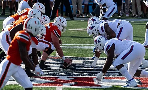 line of scrimmage: either of two imaginary lines across the football field touching one of the two apices of the...