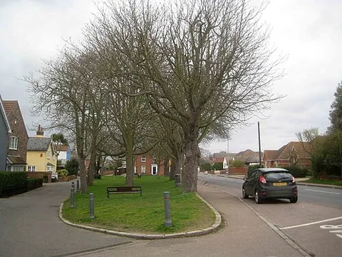little clacton: a village and civil parish in Tendring district, Essex, England (OS grid ref TM1618)