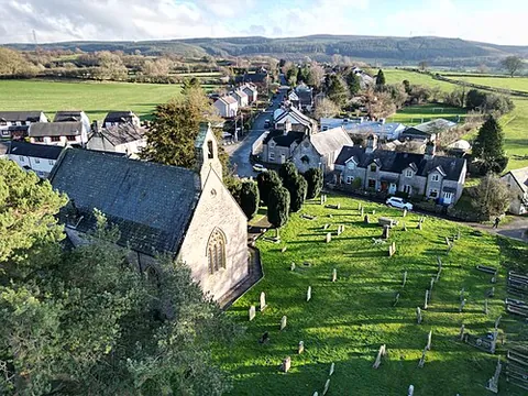 llandegla: a village and community in Denbighshire, Wales (OS grid ref SJ1952)