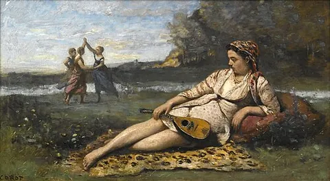 loll: to act lazily or indolently while reclining; to lean; to lie at ease
