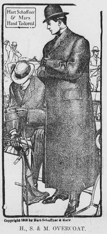 longcoat: an overcoat that hangs to midcalf