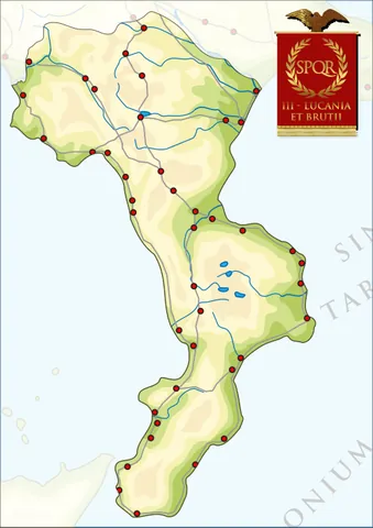 lucania: a region of ancient Italy, comprising modern Basilicata and Cilento