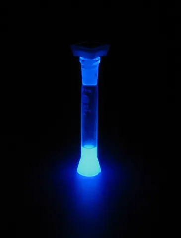 luminol: the compound 5-amino-2,3-dihydro-1,4-phthalazinedione, which exhibits blue chemiluminescence when...
