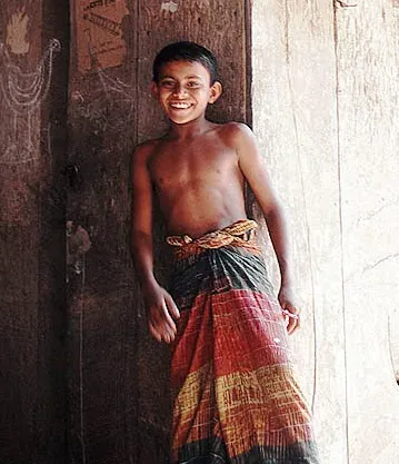 lungi: a garment worn around the waist, especially by men, in Southern India, Bangladesh, Burma, and...