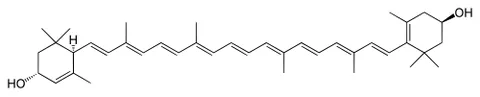 lutein: a yellow carotenoid pigment, widely distributed in both plants and animals