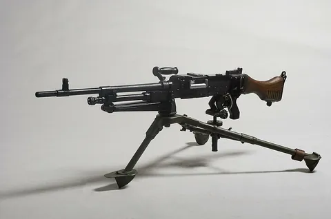 machine gun: a type of fully automatic firearm that fires bullets in rapid succession by a single action of the...