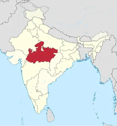 madhya pradesh: a state in central India. Capital: Bhopal