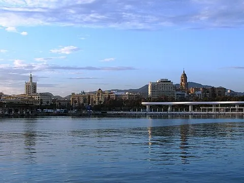 malaga: a port city, the capital of the province of Malaga, Andalusia, Spain