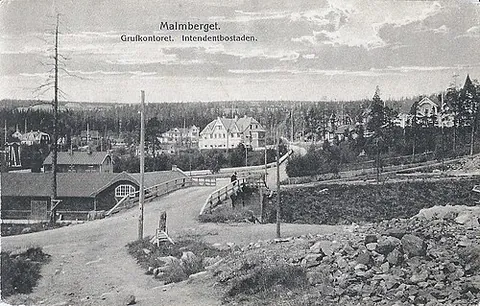 malmberget: a mining town and locality in Gällivare Municipality, Norrbotten County, Sweden; the town was moved...