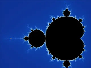 mandelbrot set: the set of complex numbers c for which the orbit of 0 under iteration of the complex quadratic...