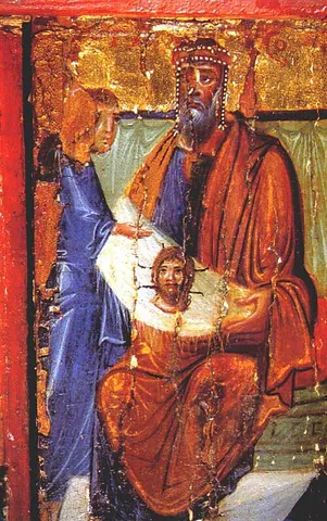 mandylion: often Mandylion: the Image of Edessa, a holy relic consisting of a piece of cloth upon which an...