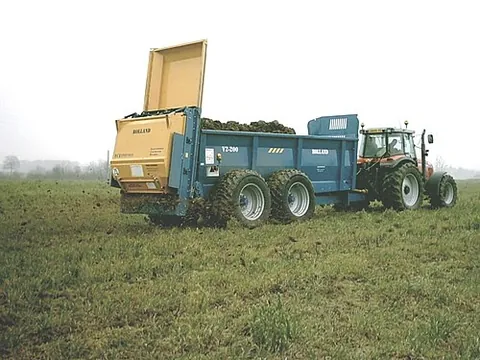 manure spreader: any of a diverse class of agricultural machines used to distribute manure over a field as a...