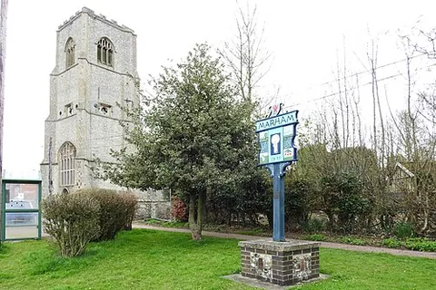marham: a village and civil parish in King's Lynn and West Norfolk district, Norfolk, England (OS grid ref...