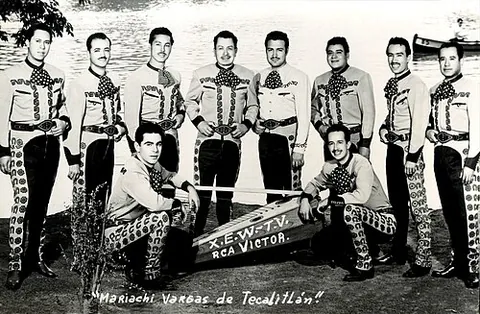 mariachi: of or pertaining to a traditional form of Mexican music, either sung or purely instrumental