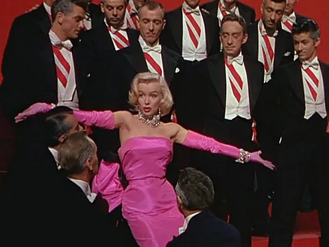 marilyn monroe: a woman representing an ideal type of physical beauty and glamour