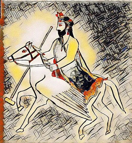 marjing: the ancient Meitei god of polo, hockey, horse, sports and war. He is the guardian of the northeast...