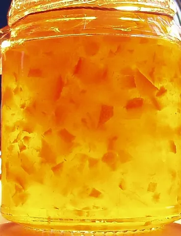 marmalade: a kind of jam made with citrus fruit, distinguished by being made slightly bitter by the addition...