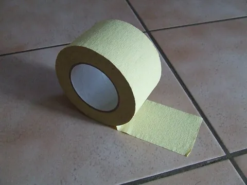 masking tape: a pressure-sensitive tape made of a thin and easy-to-tear paper characterized by its ease of...